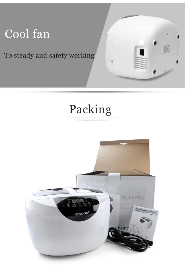 Portable Vegetable And Fruit Cleaner Ultrasound Washing 2500ml Tank With Degas Function
