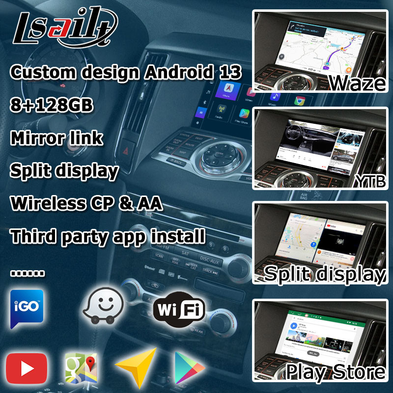 Nissan Maxima A35 Android 13 carplay android auto multimedia video interface