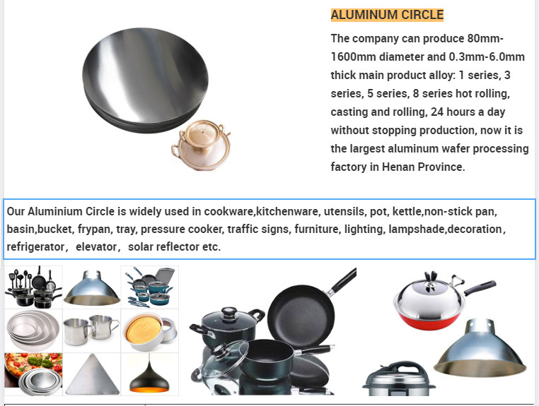 1060 Cc Materials Cold Rolling Aluminum Circle For Heating Plate