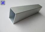 Premium Aluminum Square Tubing Profiles , Aluminium Frame Profile Silver