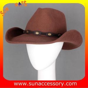 China 4940554 Sun Accessory customized winner fashion 100% wool felt cowboy hats, unisex hats and caps wholesaling wholesale