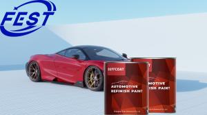 China Car Paint Suppliers Automotive Paints Refinish Acrylic 1K/2K Red wholesale