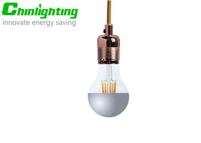 Part Silver Plated Glass PSE A60 Filament Bulb LED Lights