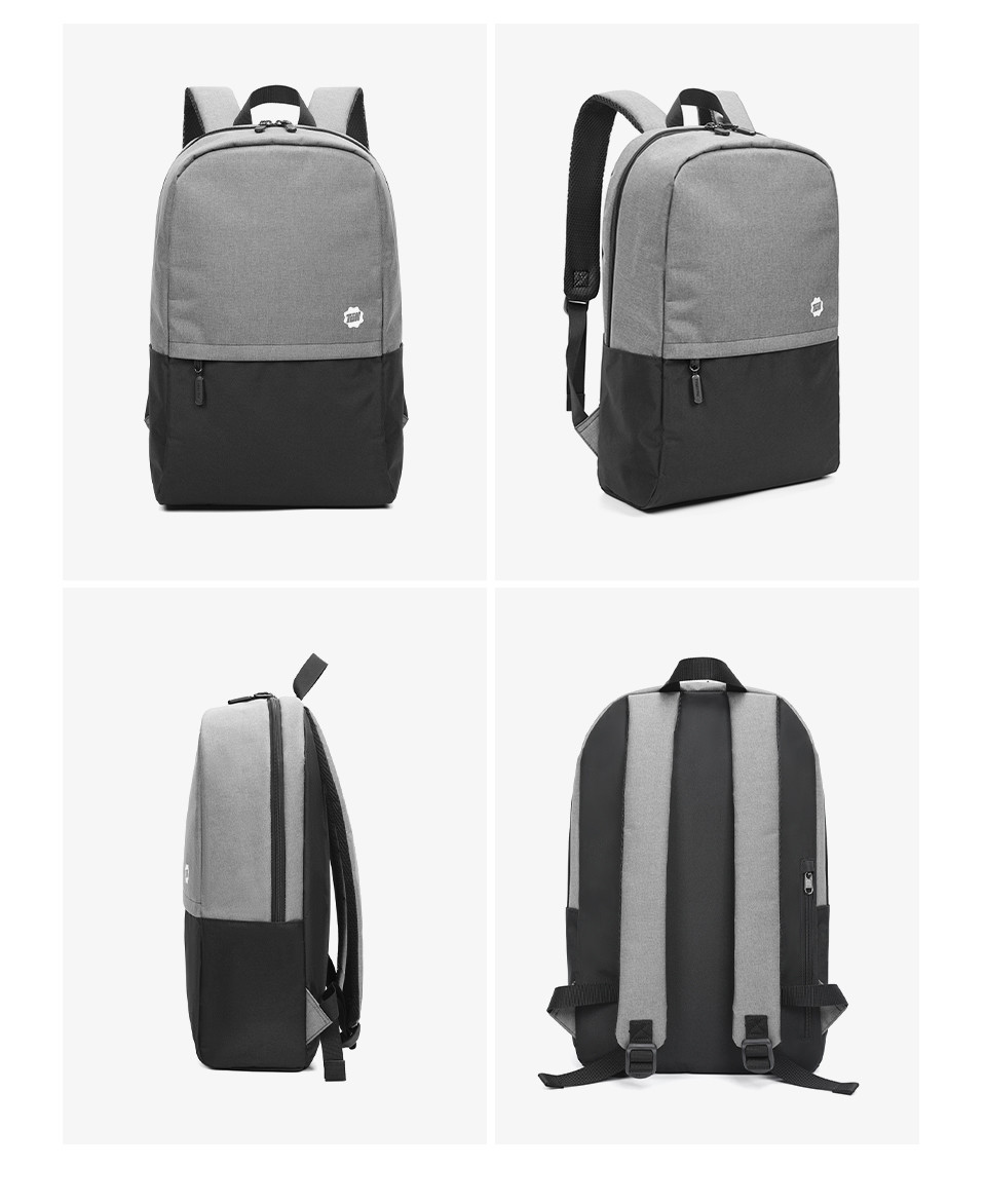 300D Snowflake PVC Travel Laptop Backpack Waterproof 15.6 Inches Light Weight Casual