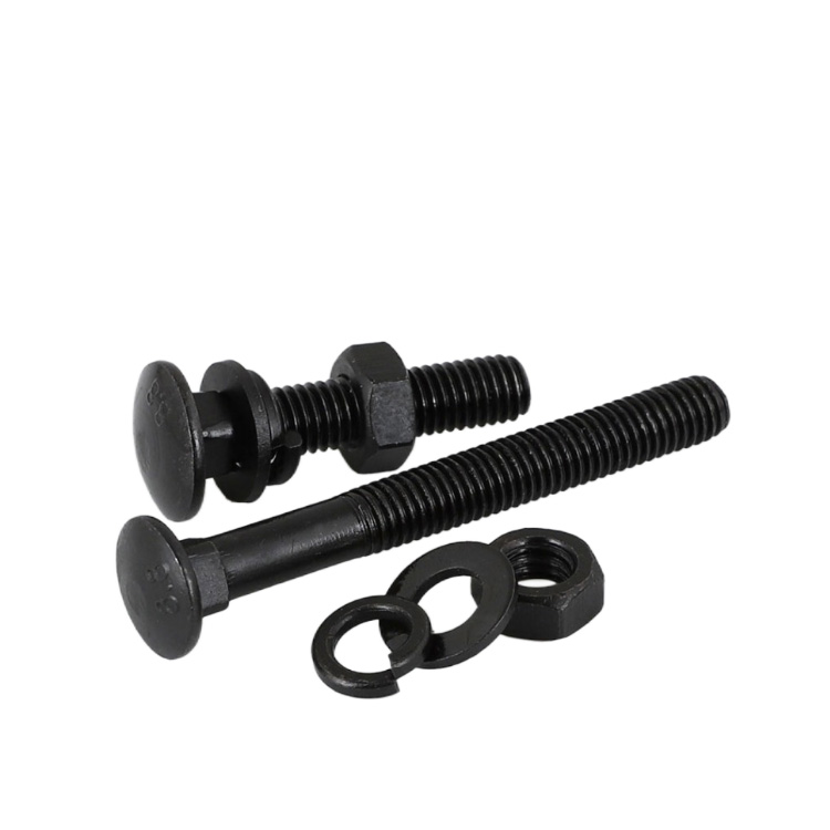 DIN603 Zinc Plated Mushroom Square Neck Carriage Bolt M4 M6 M8 M10 M12 100mm Length OEM