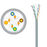 550MHz Cat6A U-UTP Weatherproof Shielded Cat6a Cable 4P Twisted Pair