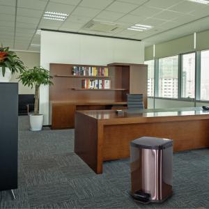 China 410 Stainless Steel Rose Gold 12 Litre Pedal Bin wholesale