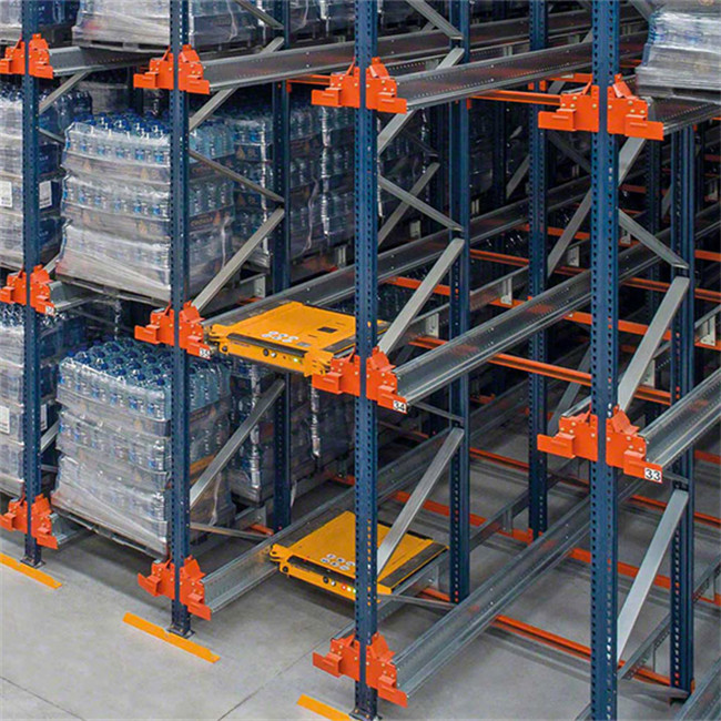 Remotely Controlled Warehouse Automatic Radio Shuttle Storage Rack With Low Labor Cost
