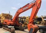 DH220LC-7 Used Excavator Machine , Used Crawler Excavator 2012 Orange Color