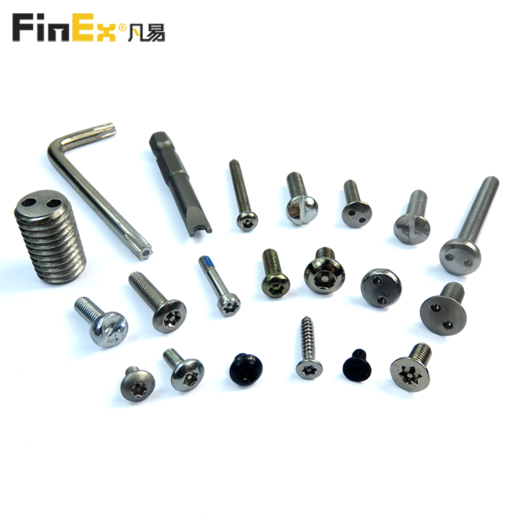ASME 10 Clutch Head One Way Security Screws Plain Finish For Industrial Needs