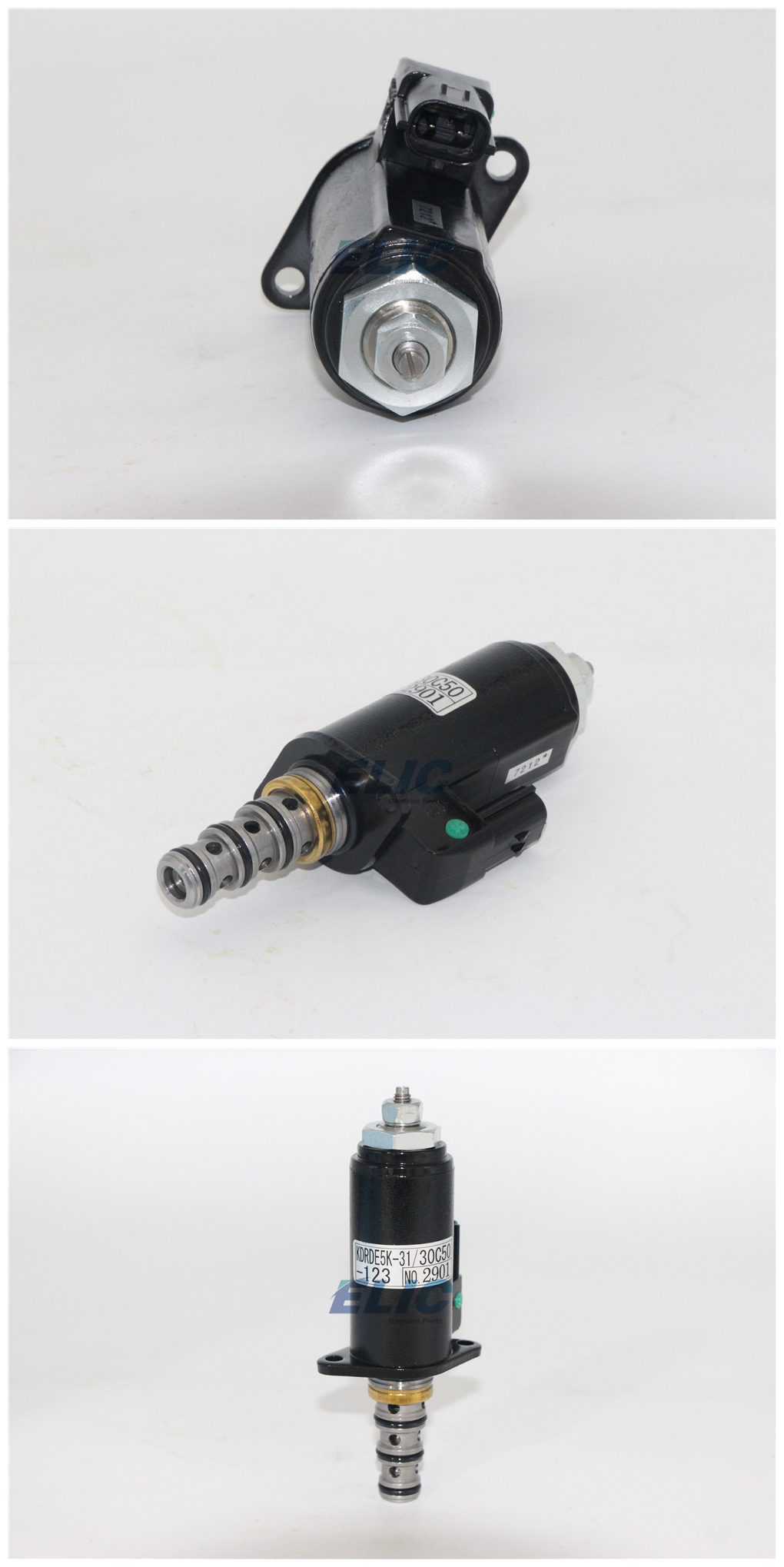 YN35V00052F1 KDRDE5K-31/30C50 Excavator Solenoid Valve For SK200-8