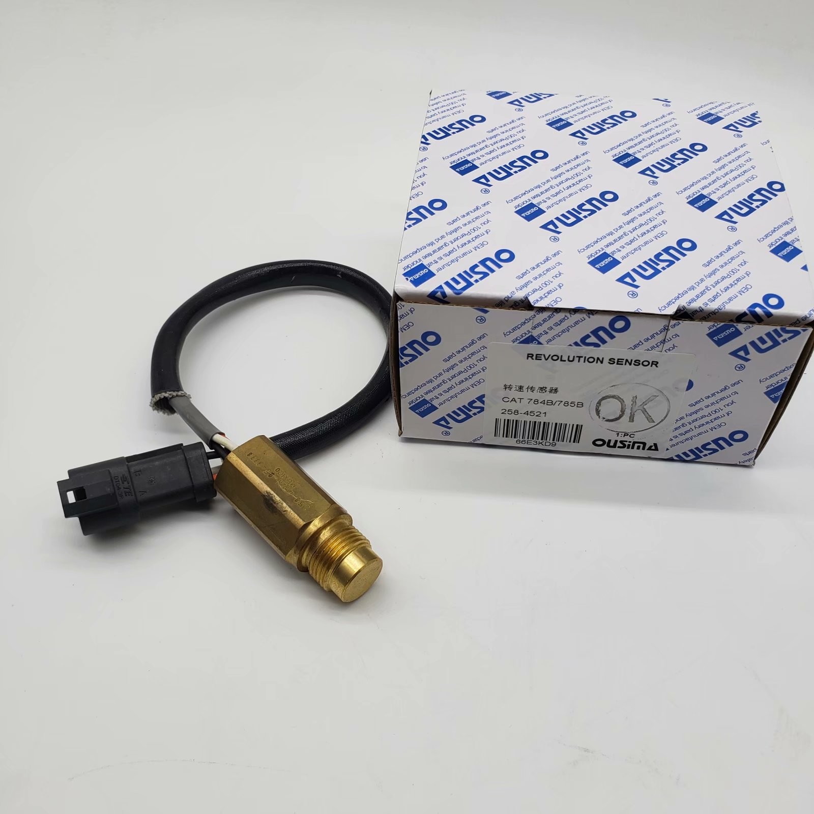OUSIMA 2584521 Speed Sensor For Excavator 784B 785B Transmission 258-4521