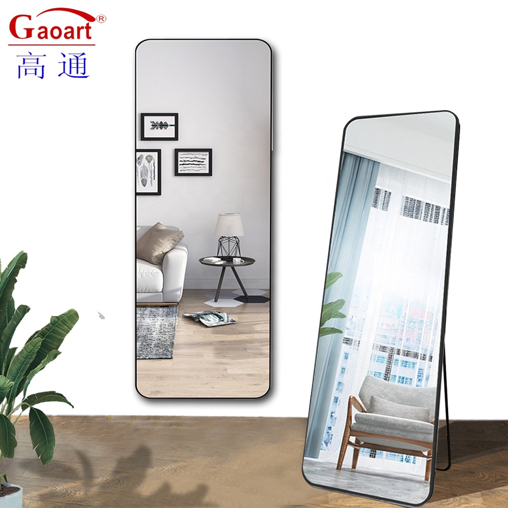 Large Floor Mirror Craft Art Wall Decor Long Length Full Size Fashion Mirror for Home