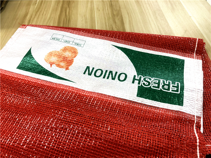 30kg 50kg Mesh Onion Bags For Onion Packing within 100% PP/PE Material for Vegetables