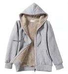 Small Quantity Clothing Production Women'S Long Sleeve Hoodies Solid Color