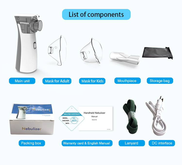 Children Compact Mini Portable Nebulizer Machine Handheld
