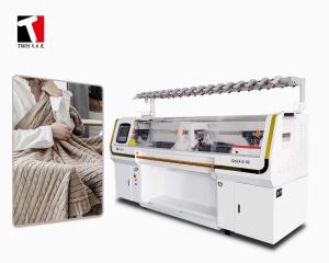 China 100'' Blanket Knitting Machine , 10 Gauge Jacquard Sweater Machine wholesale