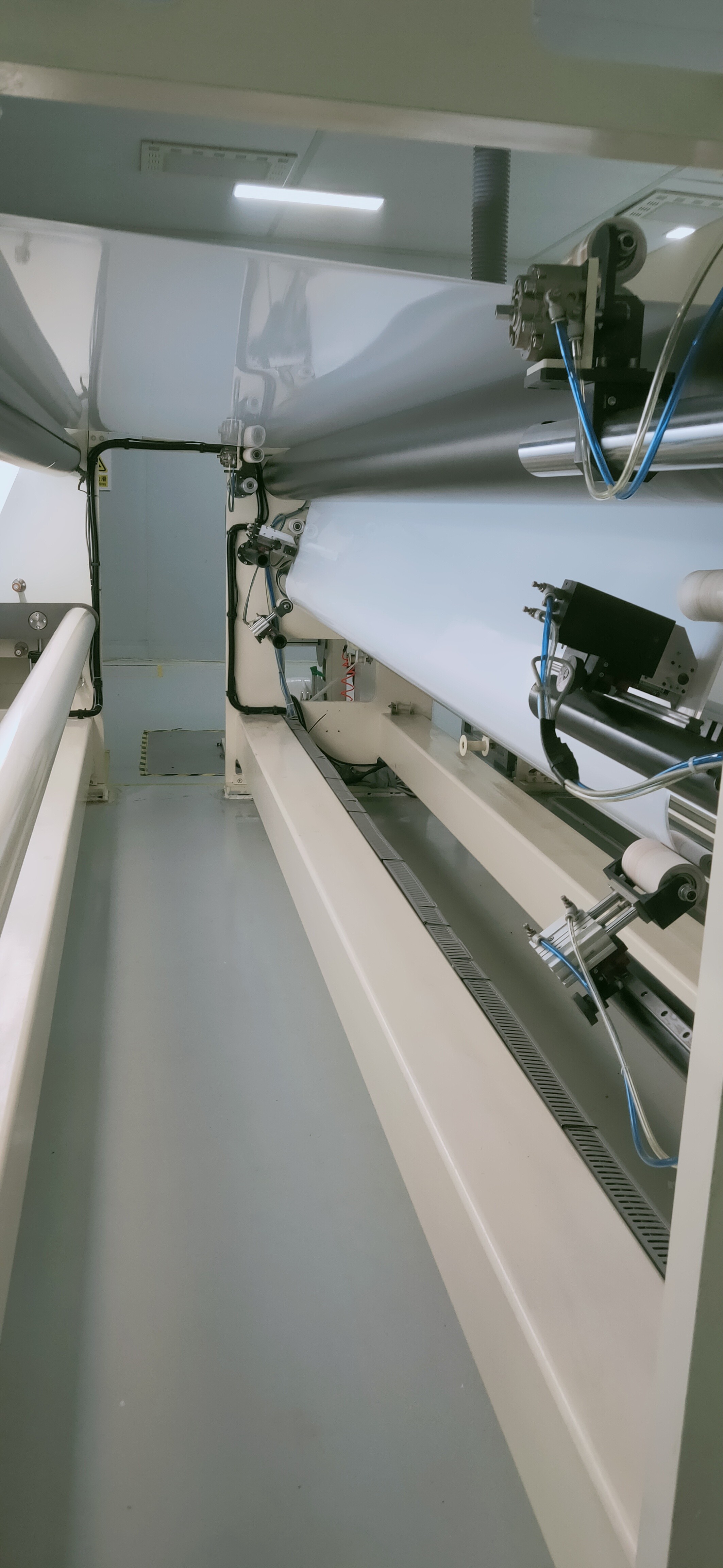 Digital PLC Control 3 Phase 650mm Roll Rewinding Machine , Slitter Rewinder Machine