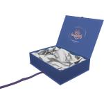 Satin Silk Magnetic Ribbon Box , FSC SGS B Flute 8x10 Gift Box