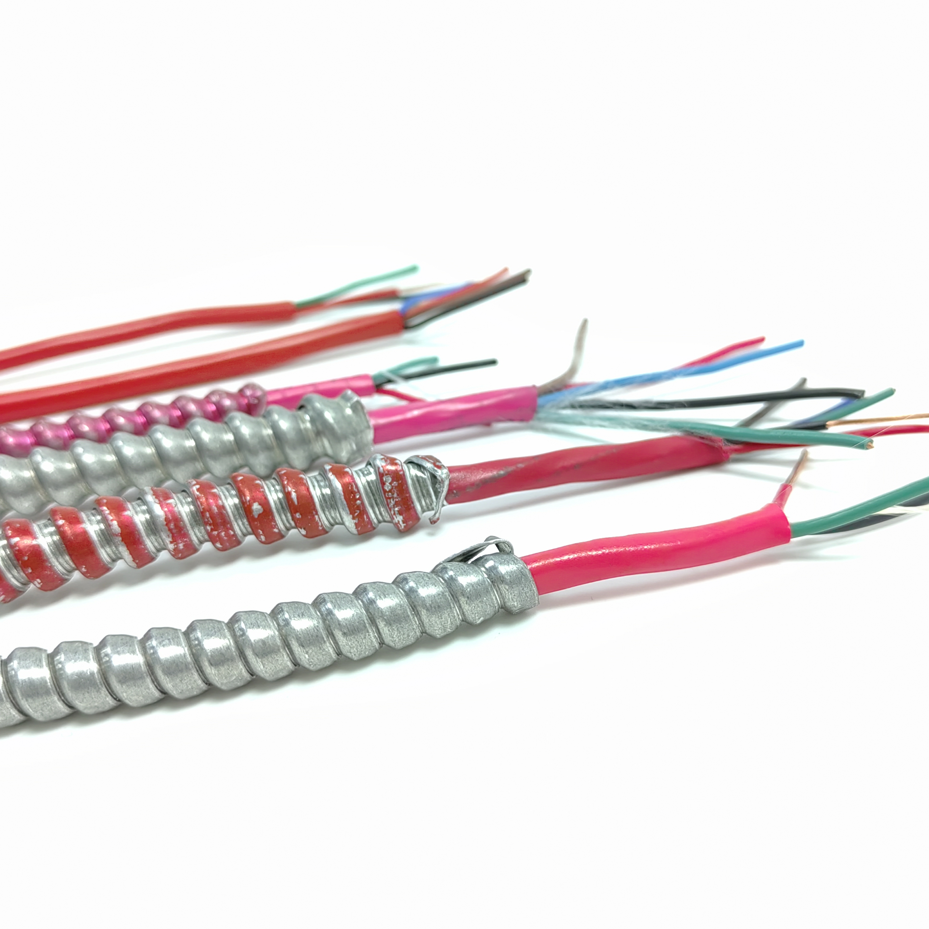 PVC Insulation 2/3/4 Cores Shield/Unshield 2x2.5mm/3x2.5mm/4x2.5mm Armored Fire Alarm Fire Resistant Cable