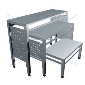 China clothes display shelf model, clothes display stand, commercial movable shelves wholesale