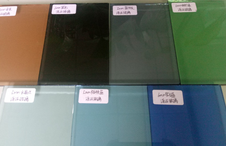 3-20mm Colored Tinted Float Glass High Hardness