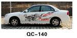 Custom Car Body Sticker QC-140G / Nontoxic Car Decoration