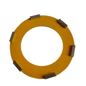 China 240mm Klindex Diamond Grinding Ring Wheel For Terrazzo / Concrete wholesale