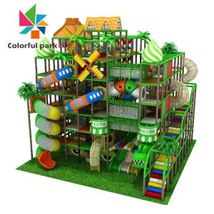 China Anti static Soft Indoor Playground , Anti skid Jungle Themed Soft Play wholesale