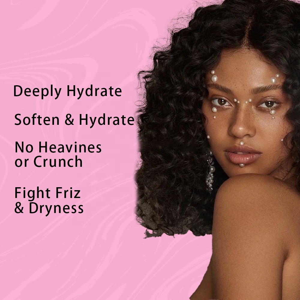 Curly Hair Styling Organic Moisture Shea Butter Hair Gel for Natural Curl Definition