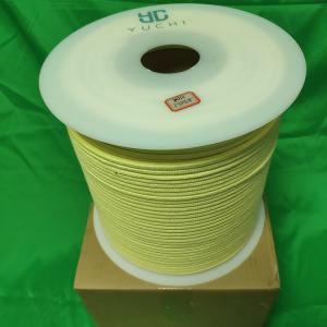 China 100% kevlar aramid yarn ropes Braided Kevlar aramid rope for glass tempering machine furnace wholesale