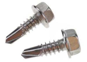 China Stainless Steel Self Drilling Screws Hex Washer Head Metal Screw Tapping No. 14 wholesale