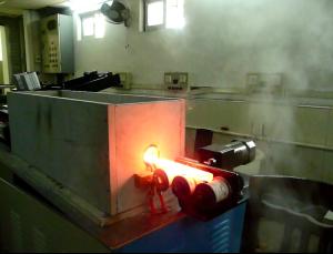 China commercial 100KW Induction Heat treatment equipment for Steel Bar Heating wholesale