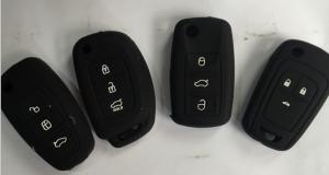 China Smooth Rubber Silicone Car Key Cover For Car Keys Protect , 55*27*15 Mm wholesale