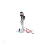 Stainless Steel Manual Perfume Bottle Crimping Machine 20BPM