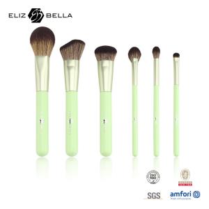 China Wooden Handle Synthetic Hair Makeup Brush OEM Private Label Customized wholesale