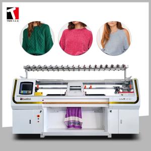 China High Speed 3 System Sweater Flat Knitting Machine 14G wholesale