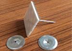 Steel Self Adhesive Insulation anchor Pins 6-1/2 " For Flexible Duct Connector