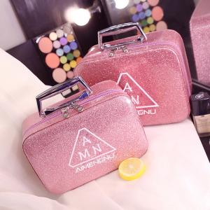 China Fashion Large Capacity Women PU Leather Makeup Case wholesale