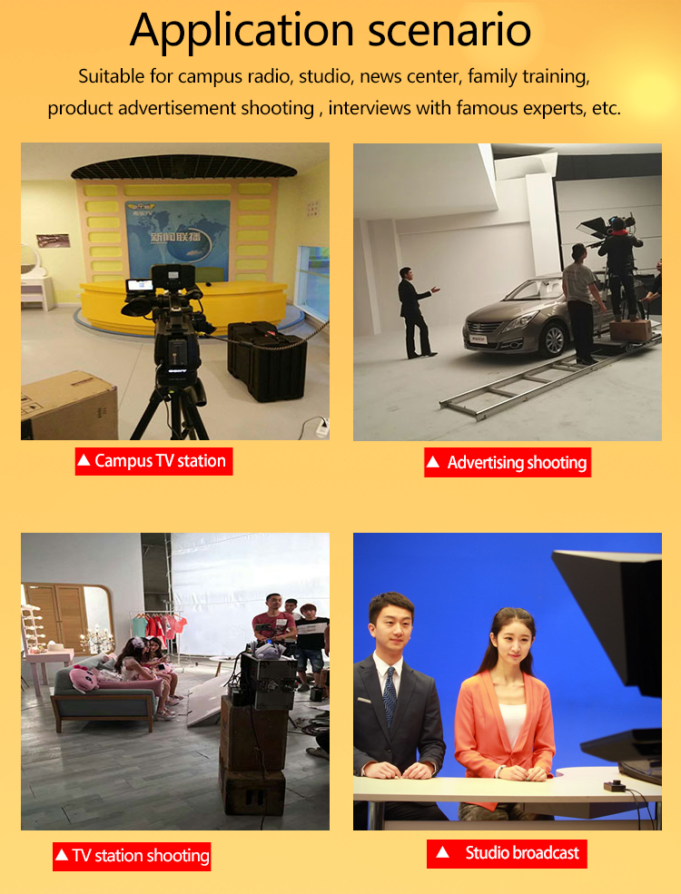 20-inch Single Screen Tempered Prompter Glass for Accurate Teleprompting and Shooting