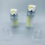 UK Plastic double-chamber airless pump bottle cosmetic