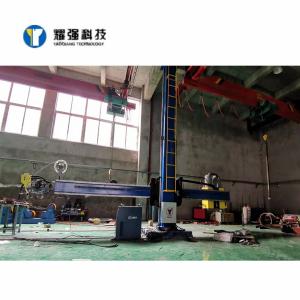 China 6000mm CE Column Boom Welding Machine Automatic Rail Trolley wholesale