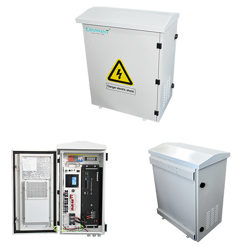 60A Lithium Battery Outdoor Solar Power System UPS Cabinet 5kw 230vac Output