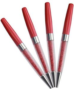 China Promotional crystal pen with custom logo advertising personalized twist ball point pen wholesale