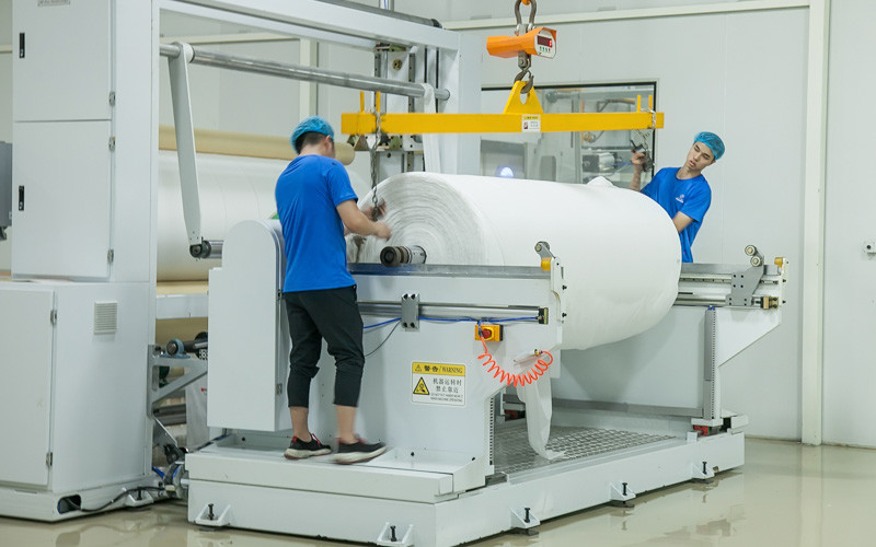 80g/M² 3.2m Beauty Care Spunlace Nonwoven Fabric