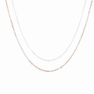 China Starry 2.1g 17.7in Long Silver Chain S925 18 Inch Silver Chain SGS wholesale