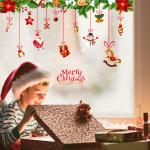 Custom Printing Christmas Holiday Wall Stickers Pegatina Para Decoracion De