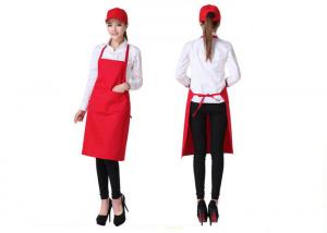 China Portable Chef Kitchen Aprons Pure Color Three - Dimensional Double Pocket Design on sale