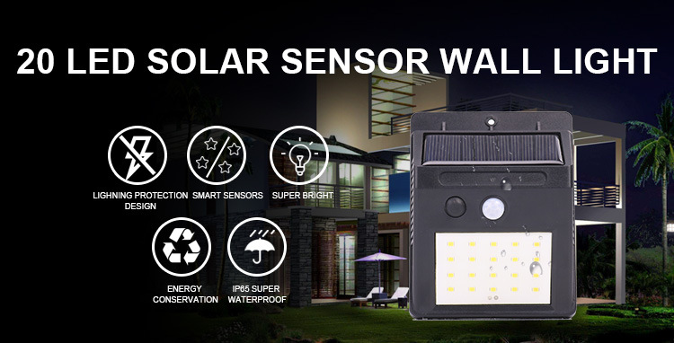 RoHS Garden Wireless Outdoor LED Solar Lights 2 Years Warranty