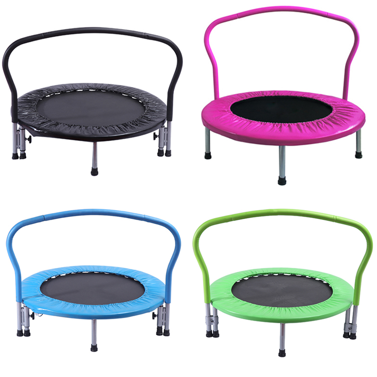 Home Indoor Outdoor Portable Foldable Kids Jumping Bed 4FT Frame Size with Handle